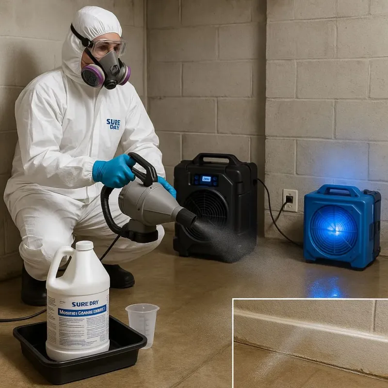 Sanitization and Odor Removal process in Balfour, NC