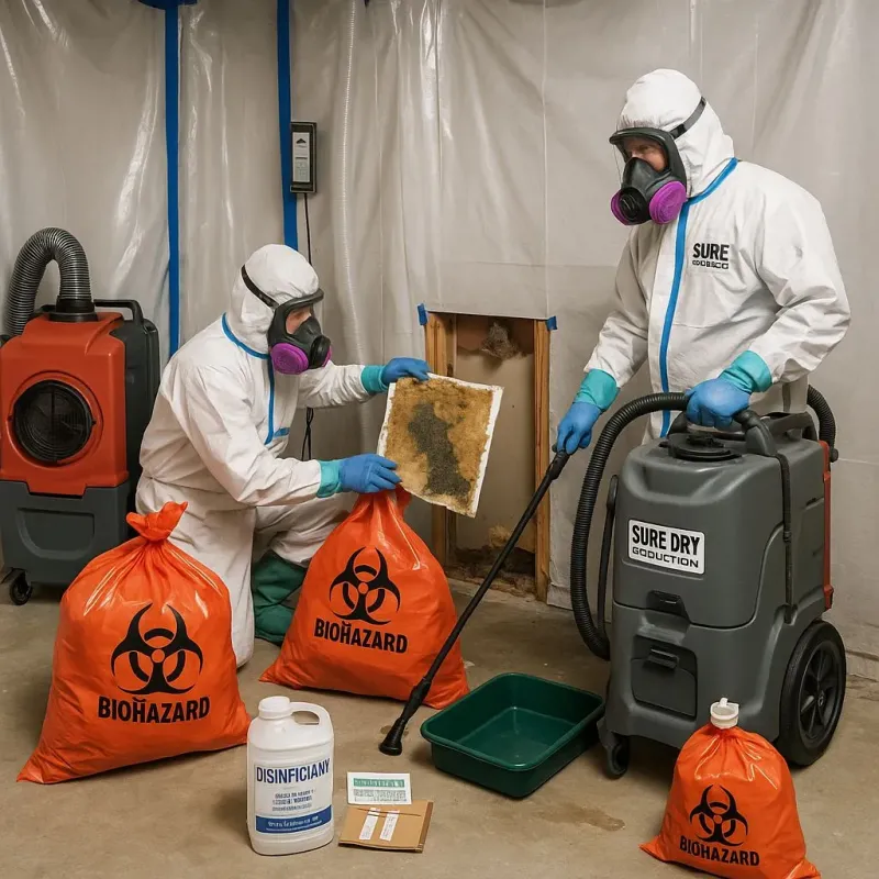 Contaminated Water Handling Protocols process in Balfour, NC