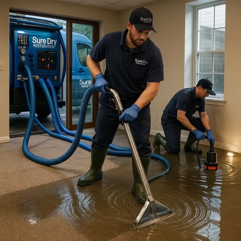 Water Extraction and Removal process in Balfour, NC